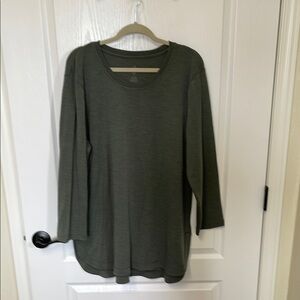 Olive Green 1x WoolX Blair Shirt Tunic
